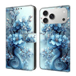 Crystal-Like Painted Vegan Leather Phone Case, For iPhone 17e / 16e, For iPhone 17 Pro Max, For iPhone 17 Pro, For iPhone 17