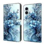 Crystal-Like Painted Vegan Leather Phone Case, For iPhone 17e / 16e, For iPhone 17 Pro Max, For iPhone 17 Pro, For iPhone 17