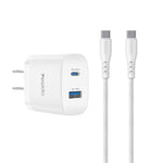 Yesido PD45W USB and Type-C Dual Interface Fast Charger Set, EU Plug, UK Plug, US Plug