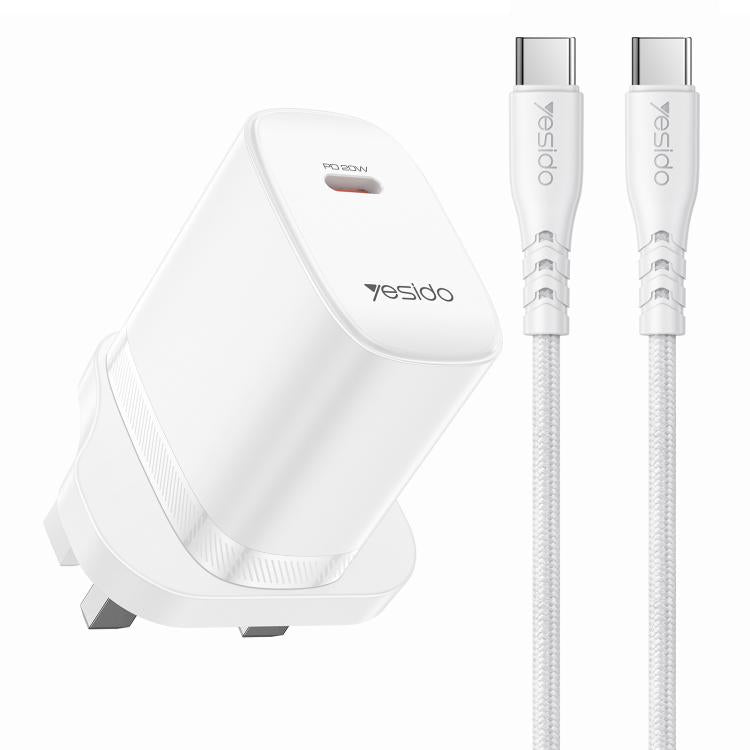 Yesido YC151 PD20W Type-C Charger Set with 1m Type-C to Type-C Data Cable, YC151