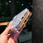 Crystal Shimmer Acrylic Magnetic Phone Case, For iPhone 17 Pro Max, For iPhone 17 Pro