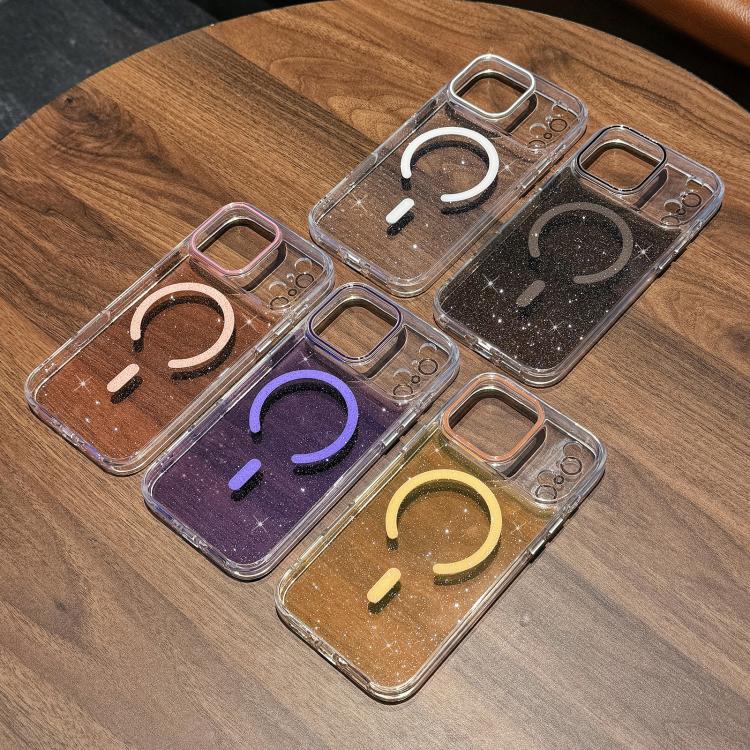 Crystal Shimmer Acrylic Magnetic Phone Case, For iPhone 17 Pro Max, For iPhone 17 Pro