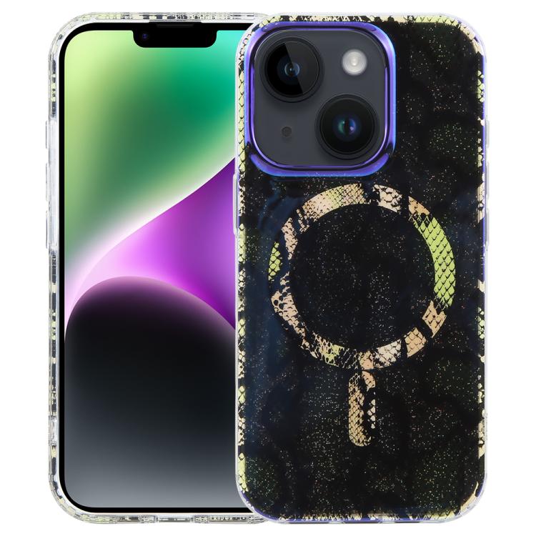 IMD Blue Light Jungle Series Magnetic Phone Case, For iPhone 16, For iPhone 15 Pro Max, For iPhone 15 Pro, For iPhone 15 Plus / 14 Plus, For iPhone 15, For iPhone 14 / 13, For iPhone 14 Pro, For iPhone 14 Pro Max