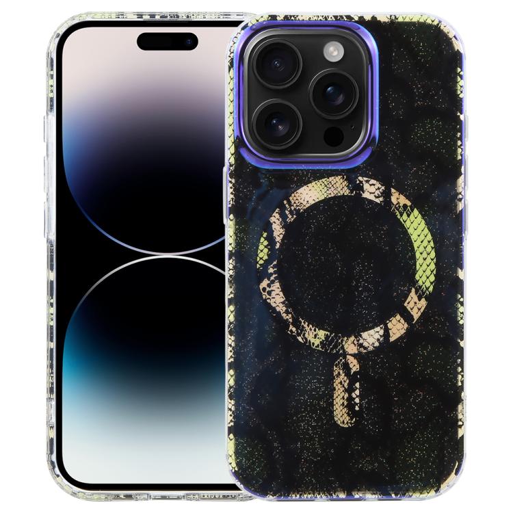 IMD Blue Light Jungle Series Magnetic Phone Case, For iPhone 16, For iPhone 15 Pro Max, For iPhone 15 Pro, For iPhone 15 Plus / 14 Plus, For iPhone 15, For iPhone 14 / 13, For iPhone 14 Pro, For iPhone 14 Pro Max