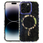 IMD Blue Light Jungle Series Magnetic Phone Case, For iPhone 16, For iPhone 15 Pro Max, For iPhone 15 Pro, For iPhone 15 Plus / 14 Plus, For iPhone 15, For iPhone 14 / 13, For iPhone 14 Pro, For iPhone 14 Pro Max