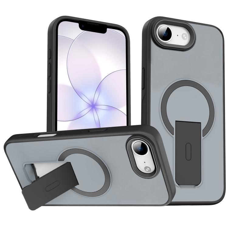 Skin Feel Invisible Kickstand MagSafe Phone Case, For iPhone 16e / 17e, For iPhone 17 Pro Max, For iPhone 17 Pro, For iPhone 17, For iPhone Air