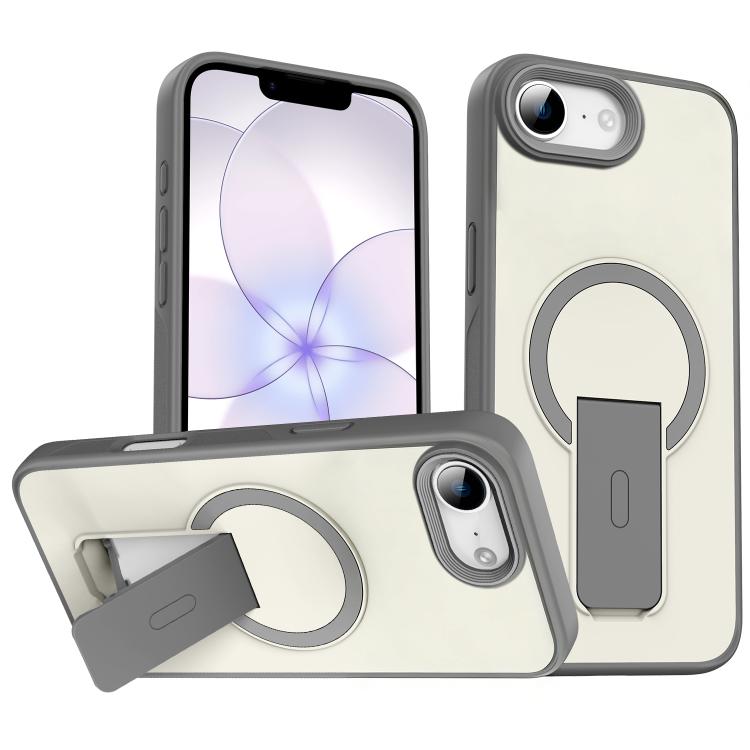 Skin Feel Invisible Kickstand MagSafe Phone Case, For iPhone 16e / 17e, For iPhone 17 Pro Max, For iPhone 17 Pro, For iPhone 17, For iPhone Air