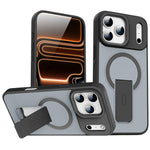 Skin Feel Invisible Kickstand MagSafe Phone Case, For iPhone 16e / 17e, For iPhone 17 Pro Max, For iPhone 17 Pro, For iPhone 17, For iPhone Air