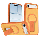 Skin Feel Invisible Kickstand MagSafe Phone Case, For iPhone 16e / 17e, For iPhone 17 Pro Max, For iPhone 17 Pro, For iPhone 17, For iPhone Air