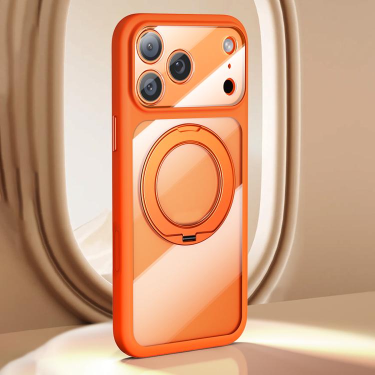 Precision Hole Skin-Feel Magnetic Holder Phone Case with AI Shutter Button, For iPhone 17 Pro Max, For iPhone 17 Pro