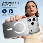 Crystal Glitter Magnetic Phone Case, For iPhone 17 Pro Max, For iPhone 17 Pro