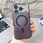 غطاء هاتف مغناطيسي مع حامل عدسة عين النسر الحيوية، لهواتف iPhone 17 Pro Max و iPhone 17 Pro