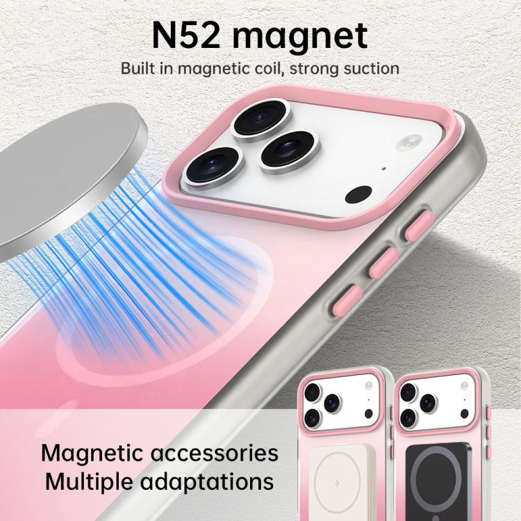 Candy Gradient Series 3 in 1 Hybrid Magnetic Phone Case, For iPhone 13 Pro Max, For iPhone 13 Pro, For iPhone 13
