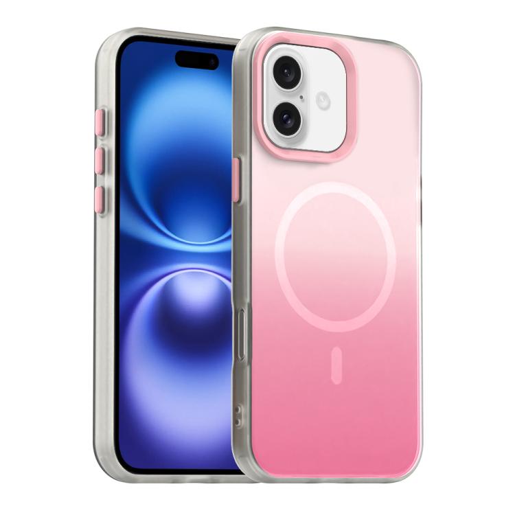 Candy Gradient Series 3 in 1 Hybrid Magnetic Phone Case, For iPhone 16 Plus, For iPhone 16, For iPhone 15 Pro Max, For iPhone 15 Pro, For iPhone 15 Plus, For iPhone 15, For iPhone 14 Plus, For iPhone 14