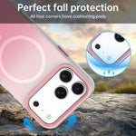 Candy Gradient Series 3 in 1 Hybrid Magnetic Phone Case, For iPhone 17 Pro Max, For iPhone 17 Pro, For iPhone 17, For iPhone Air, For iPhone 16 Pro Max, For iPhone 16 Pro, For iPhone 16 Plus, For iPhone 16