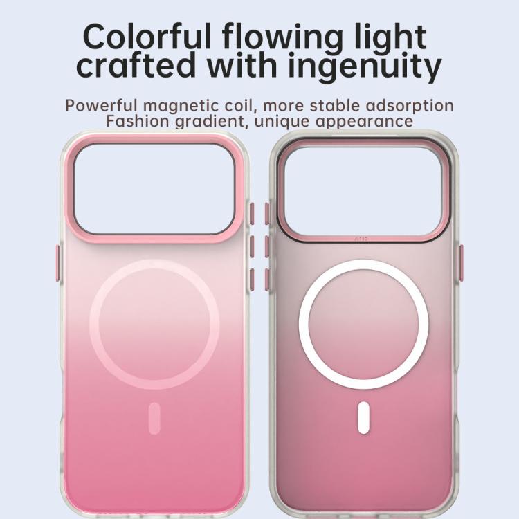 Candy Gradient Series 3 in 1 Hybrid Magnetic Phone Case, For iPhone 17 Pro Max, For iPhone 17 Pro, For iPhone 17, For iPhone Air, For iPhone 16 Pro Max, For iPhone 16 Pro, For iPhone 16 Plus, For iPhone 16