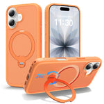 Magnetic 360 Rotating Stand Airbag Shockproof Phone Case, For iPhone 16e / 17e, For iPhone 17 Pro Max, For iPhone 17 Pro, For iPhone 17, For iPhone Air, For iPhone 16 Pro Max, For iPhone 16
