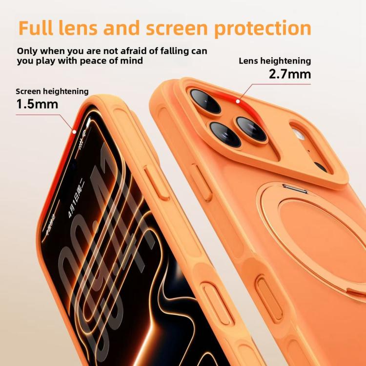 Alpha-style Rotating Bracket Magnetic Phone Case, For iPhone 17 Pro Max, For iPhone 17 Pro