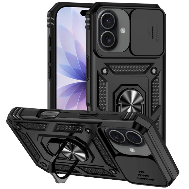 XDcase Sliding Camshield Ring Holder Magnetic Phone Case, For iPhone 17 Pro Max, For iPhone 17 Pro, For iPhone 17, For iPhone Air