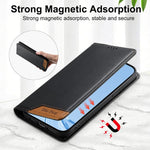 حافظة هاتف من الجلد النباتي مع تجميع قوي مغناطيسي RFID من Dierfeng، لهواتف iPhone 11 Pro Max، iPhone 11، iPhone 11 Pro، iPhone X / XS، iPhone XR، iPhone XS Max، iPhone 8 Plus / 7 Plus