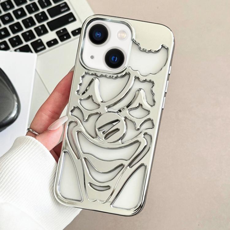 غطاء هاتف TPU مثقوب مطلي بالكهرباء لتبديد الحرارة بتصميم المهرج، لجهاز iPhone 15 Pro Max، لجهاز iPhone 15 Pro، لجهاز iPhone 15، لجهاز iPhone 14، لجهاز iPhone 14 Pro، لجهاز iPhone 14 Pro Max
