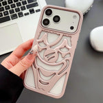 Oil Spraying Hollow Out Clown Heat Dissipation TPU Phone Case, For iPhone 17 Pro Max, For iPhone 17 Pro, For iPhone 17, For iPhone 16 Pro Max, For iPhone 16 Pro, For iPhone 16