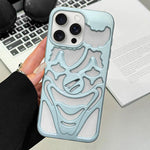 Oil Spraying Hollow Out Clown Heat Dissipation TPU Phone Case, For iPhone 15 Pro Max, For iPhone 15 Pro, For iPhone 15, For iPhone 14, For iPhone 14 Pro, For iPhone 14 Pro Max