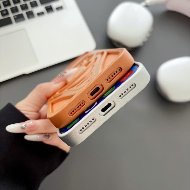 Oil Spraying Hollow Out Clown Heat Dissipation TPU Phone Case, For iPhone 17 Pro Max, For iPhone 17 Pro, For iPhone 17, For iPhone 16 Pro Max, For iPhone 16 Pro, For iPhone 16