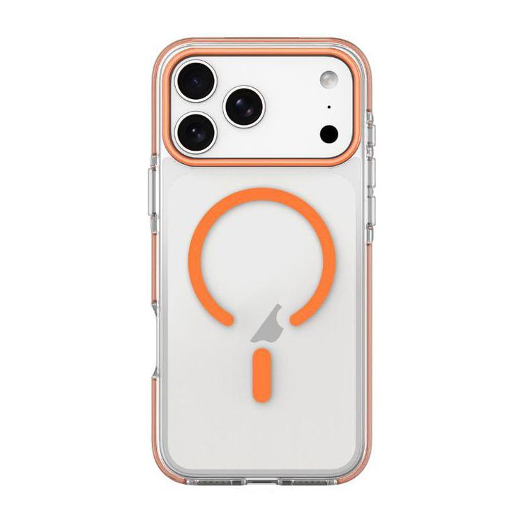 حافظة هاتف هجينة من PC وTPU مغناطيسية ثنائية اللون، لهواتف iPhone 17 Pro Max، iPhone 17 Pro، iPhone 17، iPhone Air
