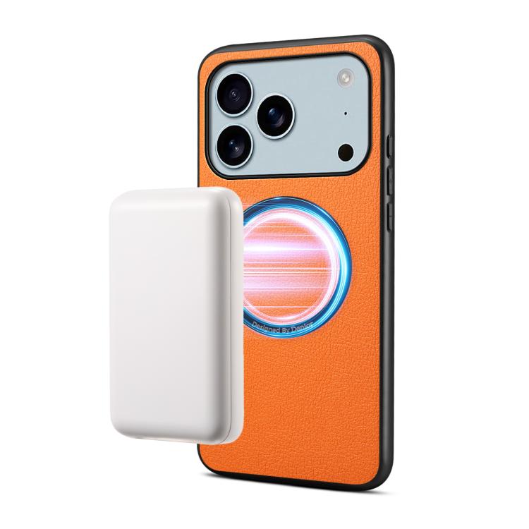 حافظة هاتف من جلد عجل نباتي PU بنقشة Denior A08، لهواتف iPhone 17 Pro Max، iPhone 17 Pro، iPhone 17، iPhone Air