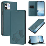 Strong Magnetic Dual Butterfly RFID Vegan Leather Phone Case, For iPhone 12 Pro Max, For iPhone 11 Pro Max, For iPhone 11, For iPhone 11 Pro