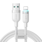 كابل بيانات شحن سريع مع إيقاف تشغيل تلقائي JOYROOM S-A63 سلسلة StarWay بطول 1.2م 3A من USB-A إلى 8 Pin، USB-A إلى 8 Pin