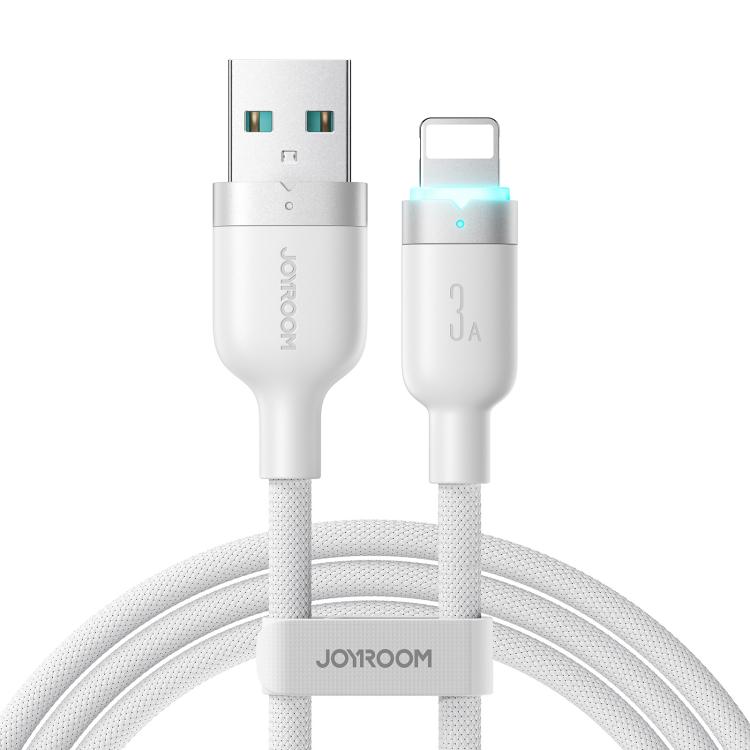 كابل بيانات شحن سريع مع إيقاف تشغيل تلقائي JOYROOM S-A63 سلسلة StarWay بطول 1.2م 3A من USB-A إلى 8 Pin، USB-A إلى 8 Pin
