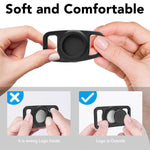 XDcase 4pcs Pet Collar Design Waterproof Silicone Protective Case, 4PCS (Black White Blue Green), 4PCS (Pink Red Purple Yellow)