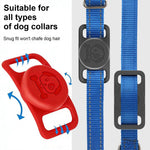 XDcase 4pcs Pet Collar Design Waterproof Silicone Protective Case, 4PCS (Black White Blue Green), 4PCS (Pink Red Purple Yellow)