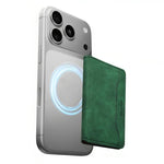 Denior V08+1 Retro Vegan Leather Texture Magnetic Wallet Card Holder Bag