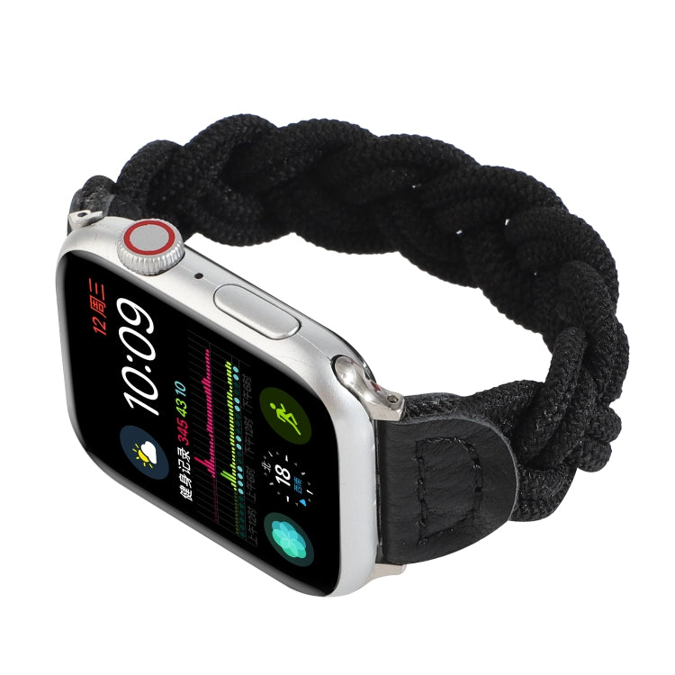 Elastic Woven Watchband For Apple Watch Series 6 & SE & 5 & 4 44mm / 3 & 2 & 1 42mm, 160mm