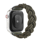Elastic Woven Watchband For Apple Watch Series 6 & SE & 5 & 4 44mm / 3 & 2 & 1 42mm, 160mm
