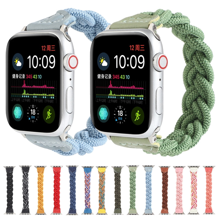 Elastic Woven Watchband For Apple Watch Series 6 & SE & 5 & 4 44mm / 3 & 2 & 1 42mm, 160mm