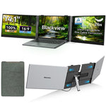 Blackview DCM6 Pro 14 inch Dual Screen Portable Laptop Extension Monitor with Stand, DCM6 Pro