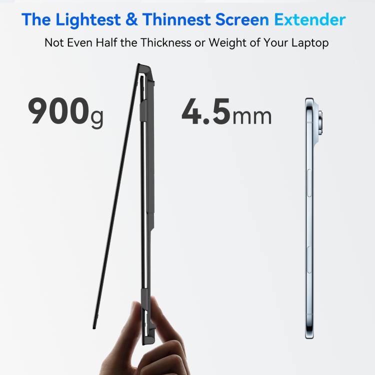 Blackview DCM6 Pro 14 inch Dual Screen Portable Laptop Extension Monitor with Stand, DCM6 Pro