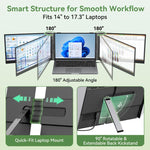 Blackview DCM8 Pro 15.3-inch Dual-Screen Portable Extension Monitor for 14-17.3 inch Laptops