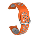 For Samsung Galaxy Watch Active2 44mm Two-color Silicone Replacement Strap Watchband