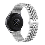 Fünf-Perlen-Edelstahl-Ersatzarmband, 20 mm für Samsung Galaxy Watch 3 (41 mm), 22 mm für Samsung Galaxy Watch 3 (45 mm), 20 mm für Amazfit GTR 2 / Amazfit GTR (47 mm), 22 mm für Amazfit GTR (42 mm), 20 mm für Huawei Watch GT 2 (42 mm) ...