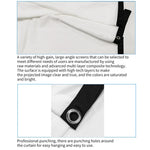 Simple Folding Thin Polyester Projector Film Curtain, 60 inch (16:9) Projection Area: 132x75cm, 60 inch (4:3) Projection Area: 120x90cm, 72 inch (16:9) Projection Area: 159x90cm, 72 inch (4:3) Projection Area: 146x110cm                                 ...