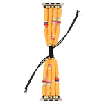 Bohemian Style Soft Ceramic Beaded Strap For Apple Series 6 & SE & 5 & 4 44mm / 3 & 2 & 1 42mm, For Apple Series 7 45mm / 6 & SE & 5 & 4 44mm / 3 & 2 & 1 42mm