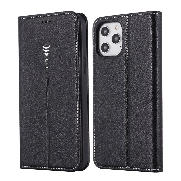 GEBEI PU+TPU Horizontal Flip Protective Case with Holder & Card Slots, For iPhone 12 mini, For iPhone 12 / 12 Pro, For iPhone 12 Pro Max