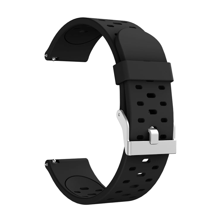For Samsung Galaxy Watch 3 41mm Three Row Holes Silicone Replacement Strap Watchband, For Samsung Galaxy Watch 3 41mm