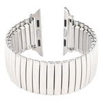 Elastic Aluminum Watchband, For Apple Watch Series 7 41mm / 6 & SE & 5 & 4 40mm / 3 & 2 & 1 38mm, For Apple Watch Series 8&7 41mm / SE 2&6&SE&5&4 40mm / 3&2&1 38mm, For Apple Watch Ultra 49mm / Series 8&7 45mm / SE 2&6&SE&5&4 44mm / 3&2&1 42mm         ...