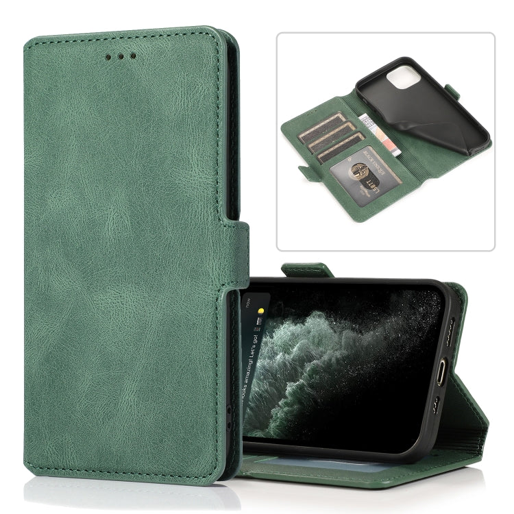 Retro Magnetic Closing Clasp Horizontal Flip Leather Case with Holder & Card Slots & Photo Frame & Wallet, For iPhone 12 mini, For iPhone 12 Pro Max